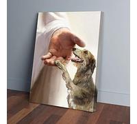 YAASIMOULE Irish Wolfhound Take My Hand Jesus Canvas Prints