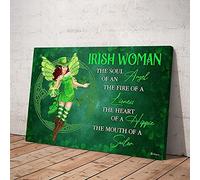YAASIMOULE Irish Woman The Soul Of An Angel Canvas Prints