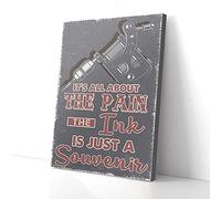 YAASIMOULE It’s All About The Pain Tattoo Canvas Prints Wall Art