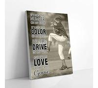 YAASIMOULE It’s My Love For The Game Baseball Boy Canvas Prints Wall Art