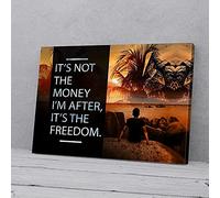 YAASIMOULE It’s Not Money It’s The Freedom Business Canvas Prints