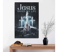 YAASIMOULE Jesus saved my life canvas wall art