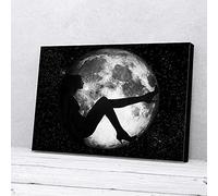 YAASIMOULE Lady of The Moon Canvas Prints