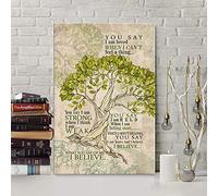 YAASIMOULE Lauren Daigle You Say Song Lyrics wall art canvas