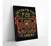 YAASIMOULE Listen To Your Heart It Know Native Canvas Prints Wall Art