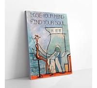 YAASIMOULE Lose Your Mind Find Your Soul Music Canvas Prints Wall Art