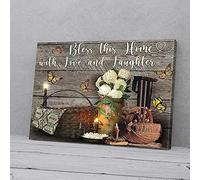 YAASIMOULE Love And Laughter Home Butterfly Canvas Prints