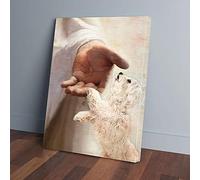 YAASIMOULE Maltese Take My Hand Jesus Canvas Prints