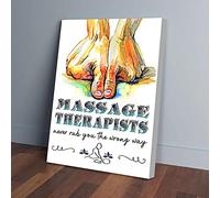 YAASIMOULE Massage Therapist Never Rub You The Wrong Way Massage Therapist Canvas Prints