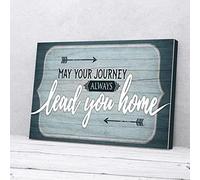 YAASIMOULE May Your Journey Lead You Home Canvas Prints Wall Art