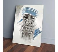 YAASIMOULE Mother Teresa Praying Canvas Prints