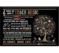YAASIMOULE Music Teacher This Is Why I Teach In Short More Life Poster