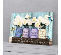 YAASIMOULE My God That Is Who You Are Hummingbird Canvas Prints