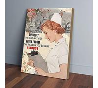 YAASIMOULE Never Forget The Reason You Became Nurse Canvas Prints Wall Art
