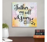 YAASIMOULE Not my will but yours be done Luke 22:42 canvas print