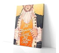 YAASIMOULE Not Throwing Away My Shot Hamilton Canvas Prints Wall Art
