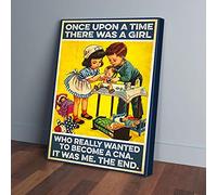 YAASIMOULE Once Upon A Time There Was A Girl Wanted To Become A CNA Canvas Prints