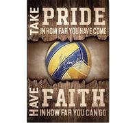 YAASIMOULE Personalized Volleyball Poster & Canvas Take Pride In How Far You've Come Inspirational Wall Art Custom Name Home Decor For Son Boy
