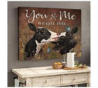 YAASIMOULE Poster All Holstein Cattle You & Me We Got This Landscape