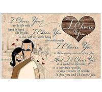 YAASIMOULE Poster All You and Me We Got This I Choose to Do Life with Hand in Side Landscape