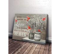 YAASIMOULE Poster Cardinal When Someone We Love is in Heaven Theres A Little Bit of Our Home Landscape