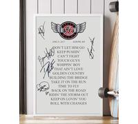 YAASIMOULE Poster Don't Let Him Go Song Lyrics Portrait Wall Art Home Decor
