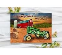 YAASIMOULE Poster Wall Art Custom Farm Name And So Together We Built A Life Loved Decor Quotes Home