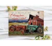 YAASIMOULE Poster Wall Art Love You Then Still Custom Family Established Year For Farmhouse Decor Home Décor