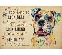 YAASIMOULE Wall Decoration, Home Decor, Decoration Room Boxer When It's Too Hard to Look Back