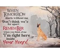 YAASIMOULE Wall Decoration, Home Decor, Decoration Room Great Pyrenees I'm Right Here Inside Your Heart Ver2 MH2109