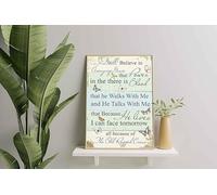 YAASIMOULE Wall Decoration, Home Decor, Decoration Room I Still Believe in Amazing Grace That ThereÕs Power in The Blood