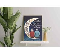 YAASIMOULE Wall Decoration, Home Decor, Decoration Room I'll Hold You In My Heart Until I Can Hold You In Heaven, Memorial Gift