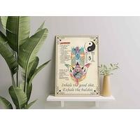 YAASIMOULE Wall Decoration, Home Decor, Decoration Room Inhale The Good Shit Exhale The Bullshit