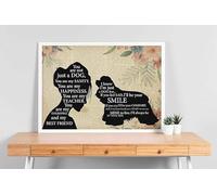 YAASIMOULE Wall Decoration, Home Decor, Decoration Room Pomeranian Girl Therapist Best Friend You are Not Just A Cocker Spaniel Dog