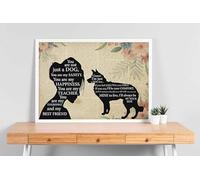 YAASIMOULE Wall Decoration, Home Decor, Decoration Room Pomeranian Girl Therapist Best Friend You are Not Just A Border Collie Dog