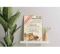 YAASIMOULE Wall Decoration, Home Decor, Decoration Room To My Daughter Never Lose You Either Win Or Learn Love Dad