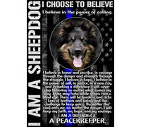 YAASIMOULE Wall Decoration Home Decor Room I Choose To Believe Am A And Peacekeeper Bohemian Shepherd_MH1808
