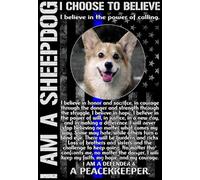 YAASIMOULE Wall Decoration Home Decor Room I Choose To Believe Am A And Peacekeeper Corgi_MH1808