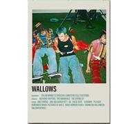 YAASIMOULE Wallows Band Information Poster Decor Gallery Canvas Wall Art Gift For Music Fan Pop Lover Rock Wrapped Framed Idea Prints