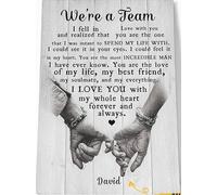 YAASIMOULE We Are Team Best Gift For Parents Day Custom Name Canvas