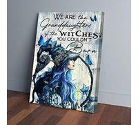 YAASIMOULE We Are The Granddaughters Of Witches Canvas Prints Wall Art