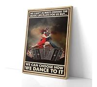 YAASIMOULE We Can Choose How We Dance To It Tango Canvas Prints Wall Art
