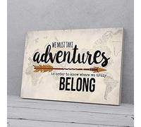 YAASIMOULE We Must Take Adventures In Order To Know Arrow Canvas Prints
