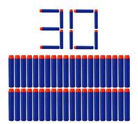 YAAVAAW 30Pcs Big Red Mega Bullets Foam Darts,9.6cm Refill Large Bullets Mega Darts for Nerf N-strike Elite Mega Bullets Series Blasters Kids Toy Gun Darts