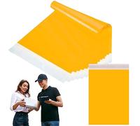 YAAVAAW 50pc 28x42cm Yellow Vinted Postage Bags Mailing for Clothes,Mailing Poly Postal Self Seal Bags,Parcel Shipping Strong Packaging Bag Delivery Plastic Envelopes Posting Clothes Parcel