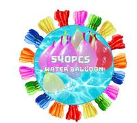 YAAVAAW 540Pcs Water Balloons for Kids Easy Fill,Water Balloon Self Sealing Colorful Splash Water Bombs Balls Fight Water Toys for Kid Adults Outdoor Family Gatherings Garden Pool Beach Party