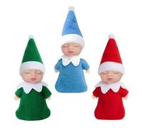 YAAVAAW Christmas Baby Elf Doll, Christmas Tradition Mini Elf Baby Doll Christmas Accessory Tiny Baby Elf Dolls,Christmas Novelty Toys for Kids,Girls,Boys,Xmas, Stocking Stuffers