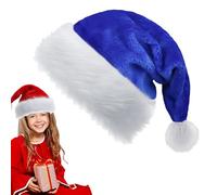 YAAVAAW Santa Hat Deluxe Christmas Hat for Kids,Adults,Luxury Xmas Hat Plush Santa Claus Hat,Unisex Christmas Party Hat,Father Christmas Hat Costume Gifts for Women,Men Xmas New Year Party Hat