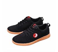 Yaaxinb Breathable Mesh Tai Chi Shoes Kung Fu Martial Arts Sneakers Training Black