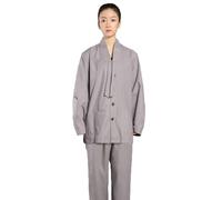 Yaaxinb Unisex Meditation Monk Costume Spring Autumn Casual Loose Traditional Buddhist Monk Outfit